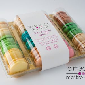 Boîte de 24 Macarons  L’Élégance Suprême