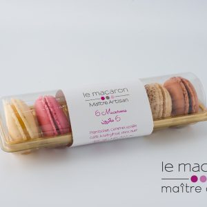 Boîte de 6 Macarons  Dégustation Gourmande